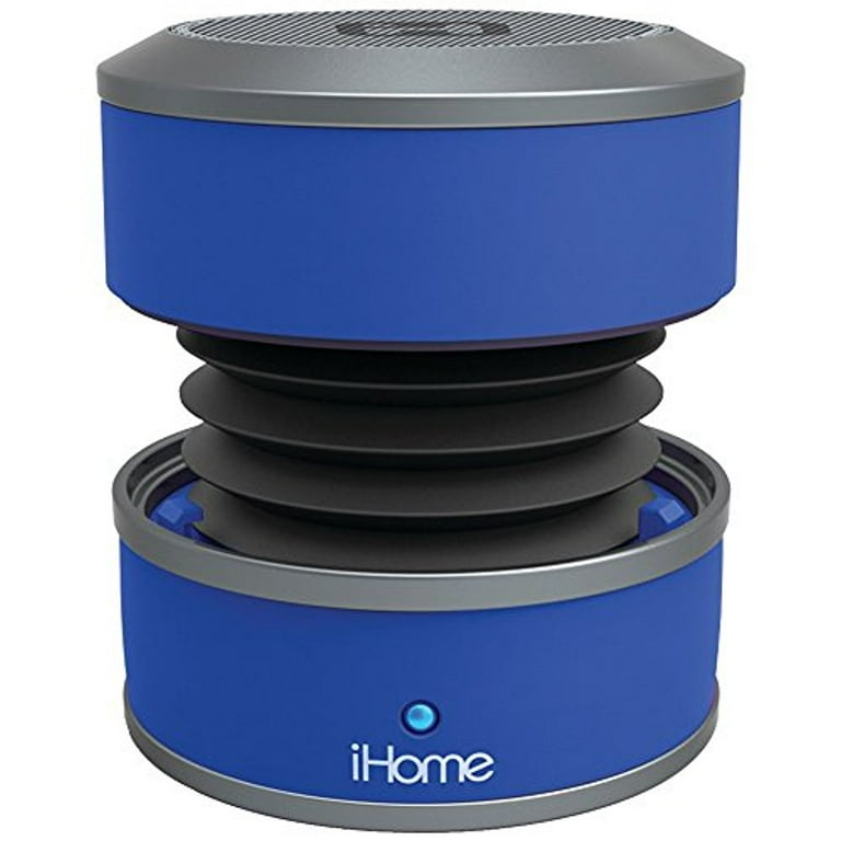 iHome Bluetooth Rechargeable Mini Speaker System Blue iBT60LY