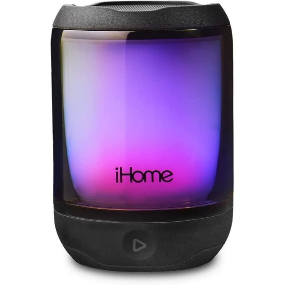 iHome Bluetooth Waterproof Floatable Speaker, Color Changing, iBT800