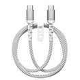 thumbnail image 1 of iHome Durastrain 6' USB-C to USB-C Cable, White, 1 of 7
