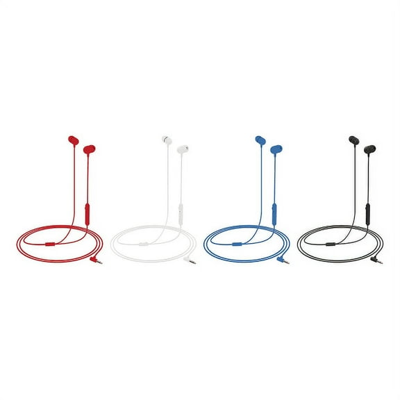 iHome HM-AU-EB-200-X4 Wired Earbuds 4-Pack Bundle