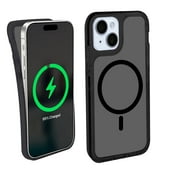 iHome Magnetic Velo Phone Case for iPhone 16 Plus/15 Plus/14 Plus/15 Pro Max/14 Pro Max/13 Pro Max/12 Pro Max, Black