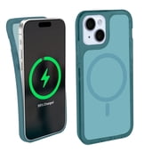 iHome Magnetic Velo Phone Case for iPhone 16 Plus/15 Plus/14 Plus/15 Pro Max/14 Pro Max/13 Pro Max/12 Pro Max, Dark Blue