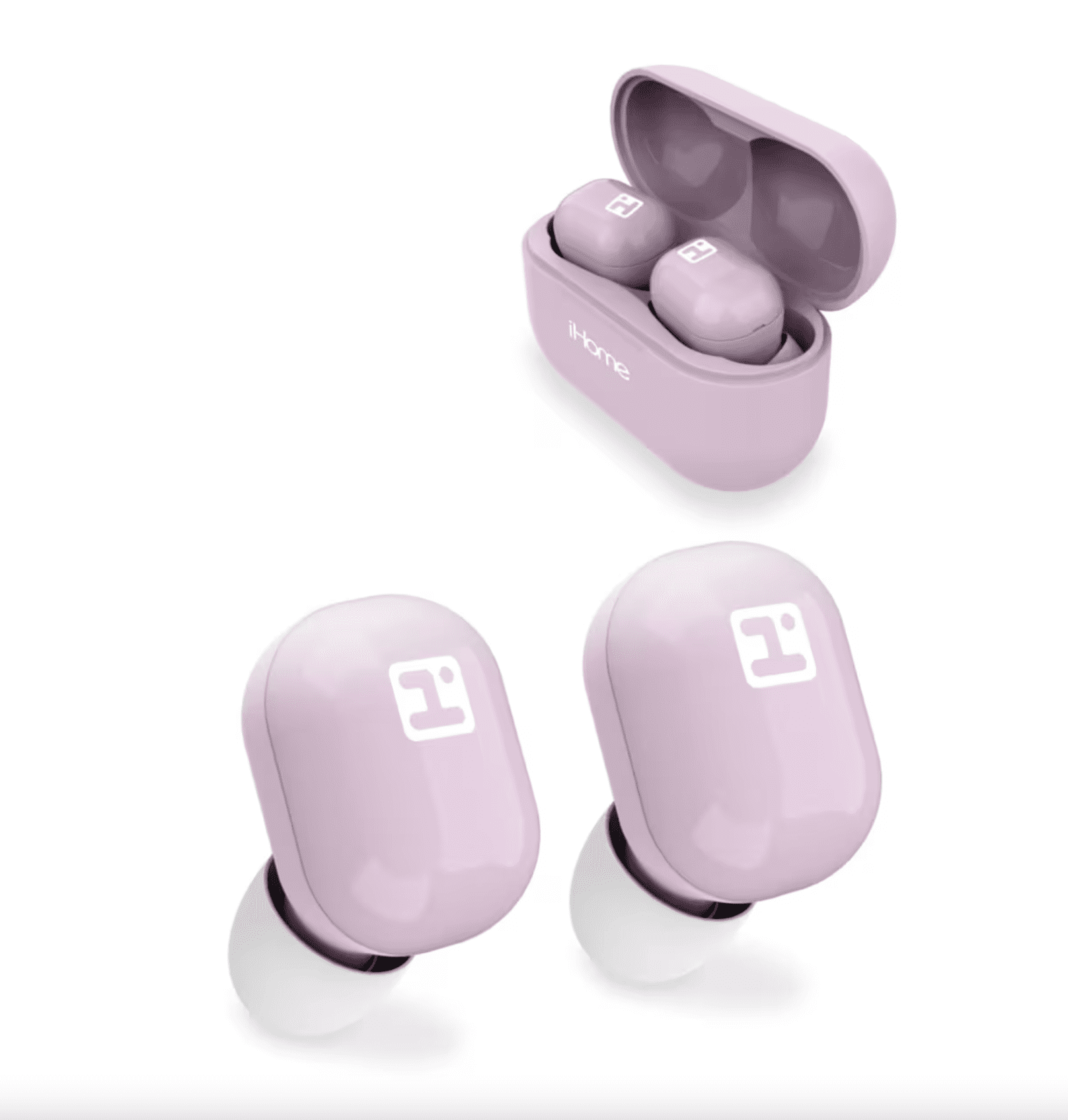 iHome Pink XT10 Bluetooth Truly Wireless NoiseIsolating TCH Earbuds