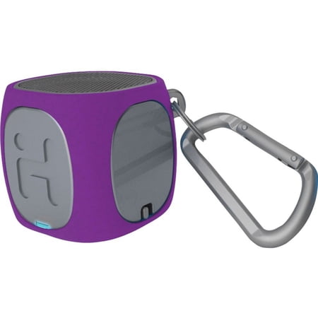 IHOME IBT55UGXC Bluetooth(R) Rechargeable Mini Speaker System (Purple/Gray)