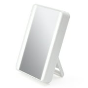 iHome Portable LED Tabletop Mount Vanity Mirror with Bluetooth Audio