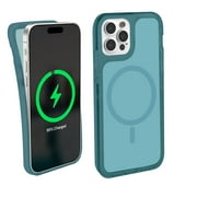 iHome Velo Silicone Case for iPhone 15 Pro, MagSafe Compatible, 10ft Drop Protection, Raised Camera Guard, Superior Grip
