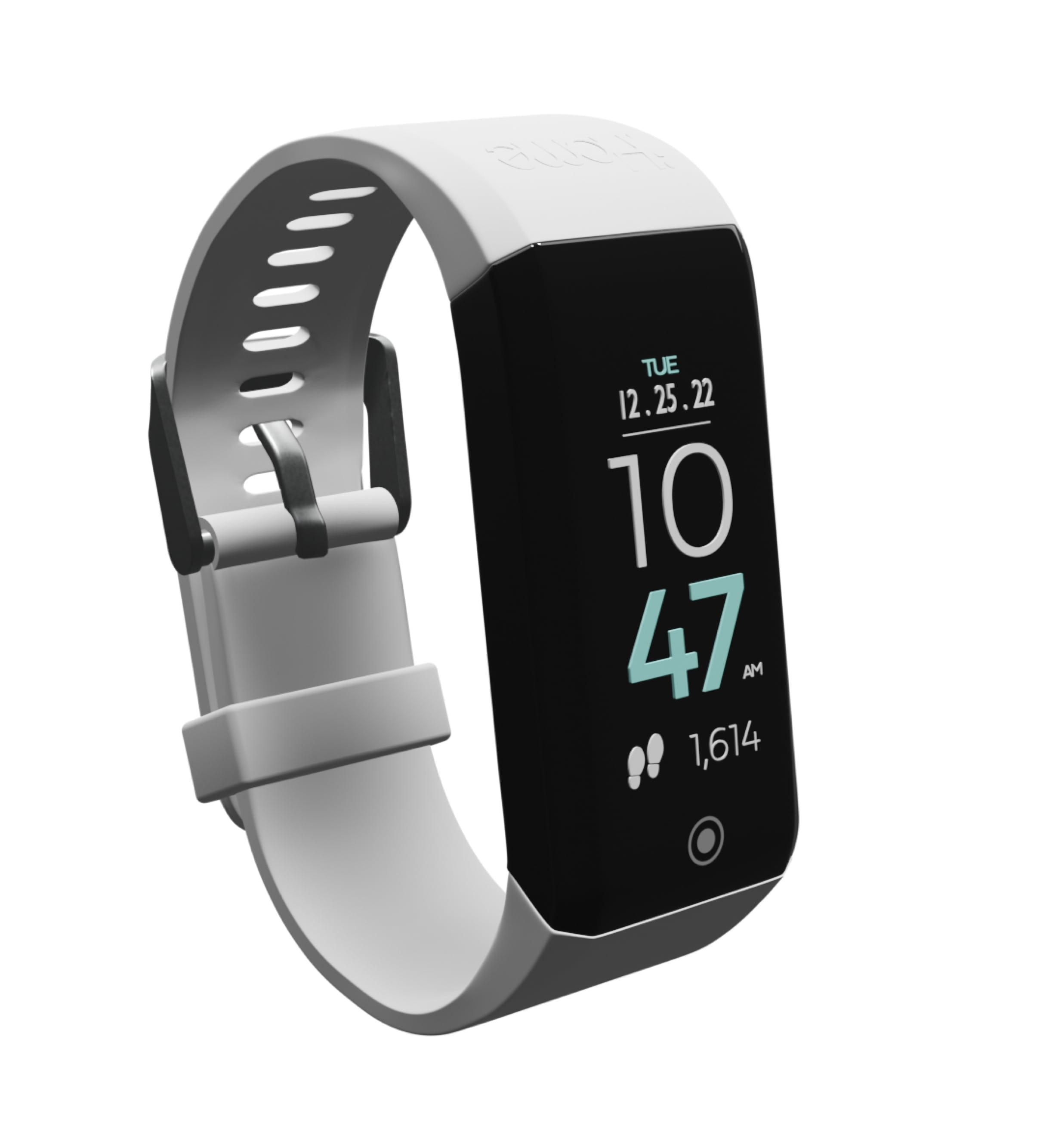 iHome Smart Watch with GPS Fitness Tracker Calorie Counter Waterproof Smartwatch White