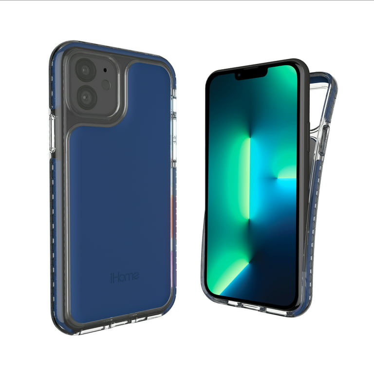 iHome Velo Silicone Impact Case for iPhone 11/XR, Navy