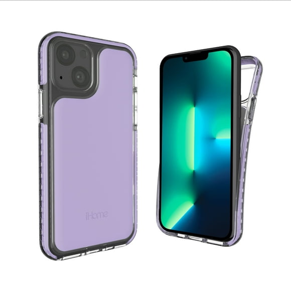 iHome Velo Silicone Impact Case for iPhone 13, Lavender