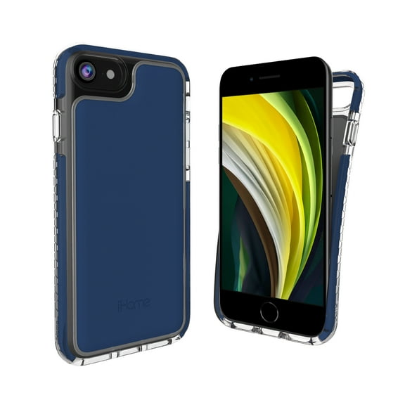 iHome Velo Silicone Impact Case, iPhone SE/6/7/8, Navy