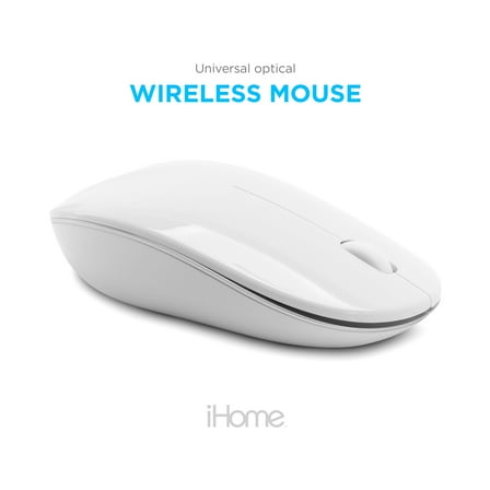 iHome Wireless Optical Mouse: Universal Mouse with USB-C & USB-A Adapter