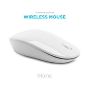 iHome Wireless Optical Mouse Universal Mouse with USB-C & USB-A Adapter