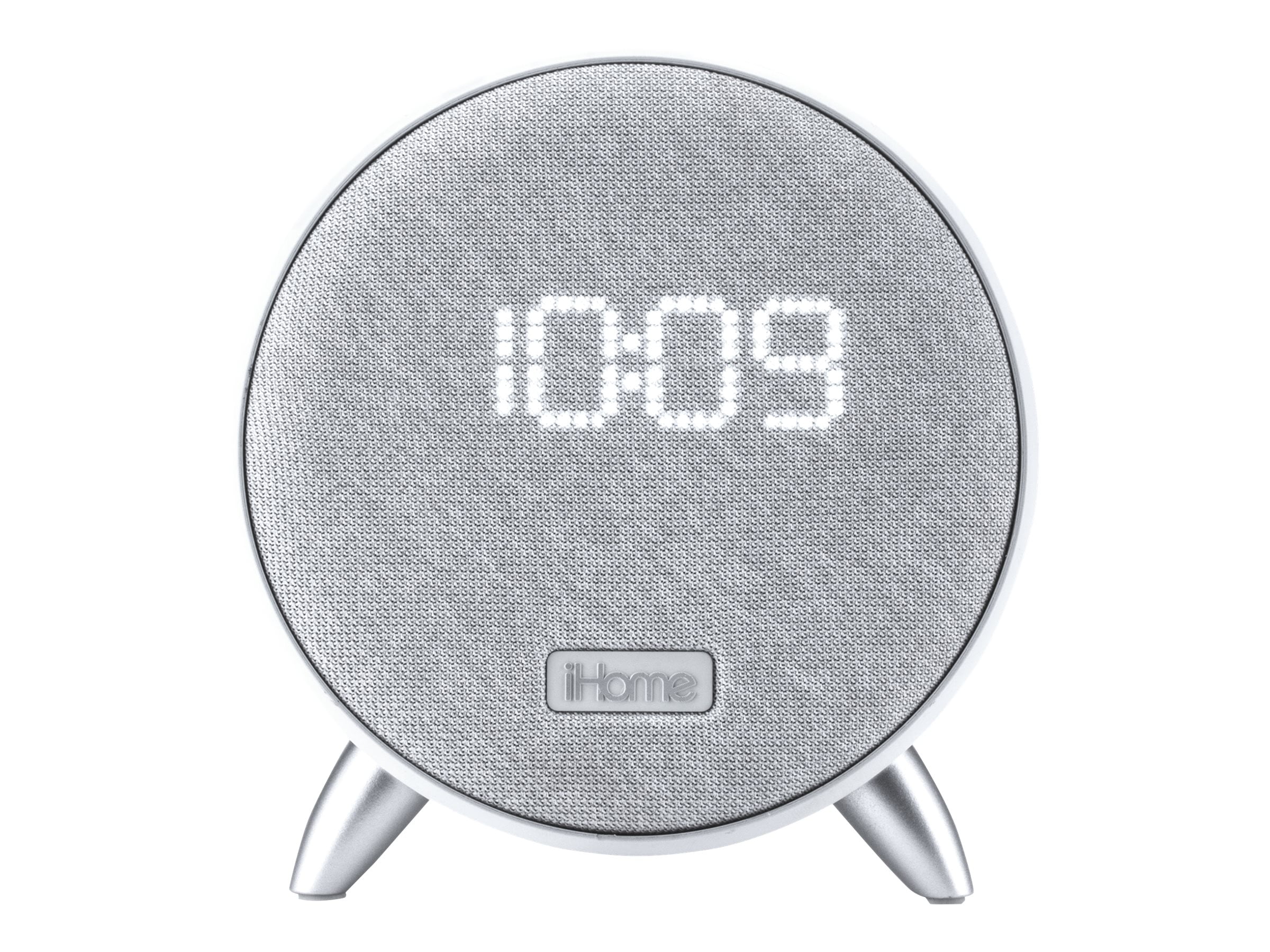 iHome iBT235W - Speaker clock - wireless - Bluetooth - white