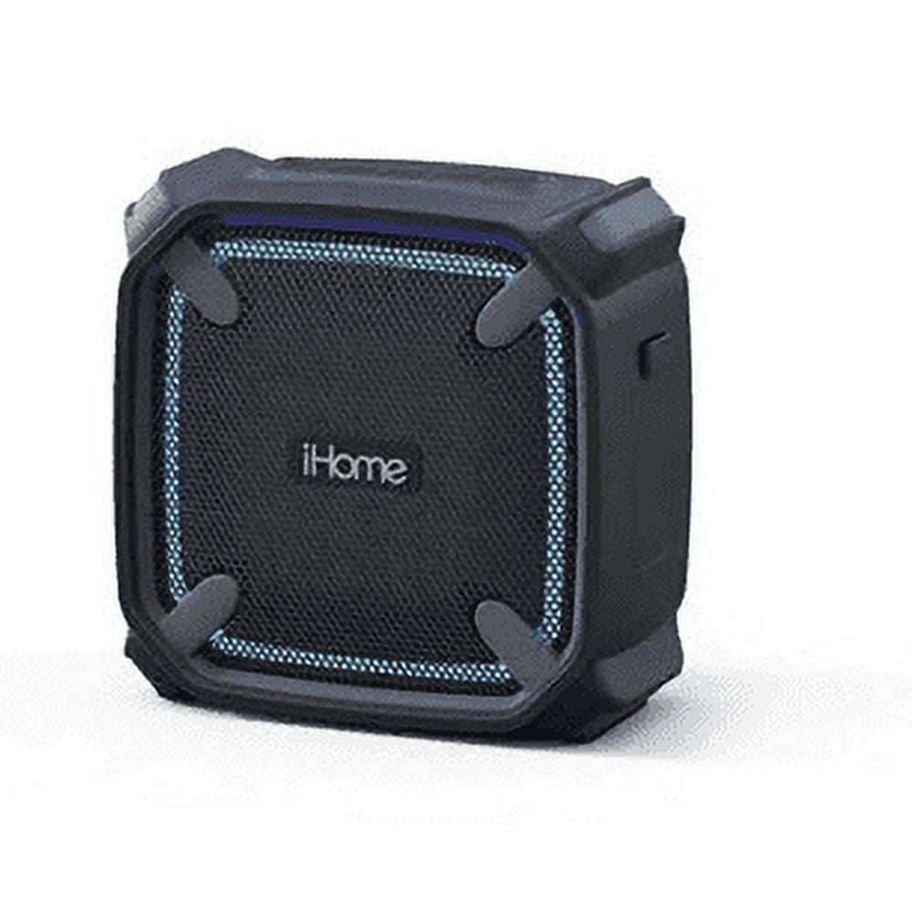 iHome Waterproof Wireless Speaker, Portable Bluetooth Speaker with Accent Lighting