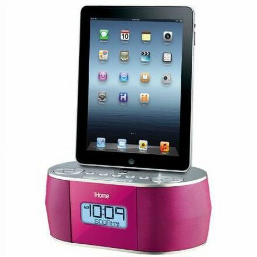 iHome iD38 Desktop Clock Radio, Stereo, Apple Dock Interface