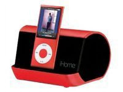 iHome iHM10 - Speakers - for portable use - red - image 1 of 4