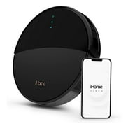 Open Box iHome iHRV1-BLK AutoVac Eclipse Robot Self Charging Vacuum Cleaner, Black