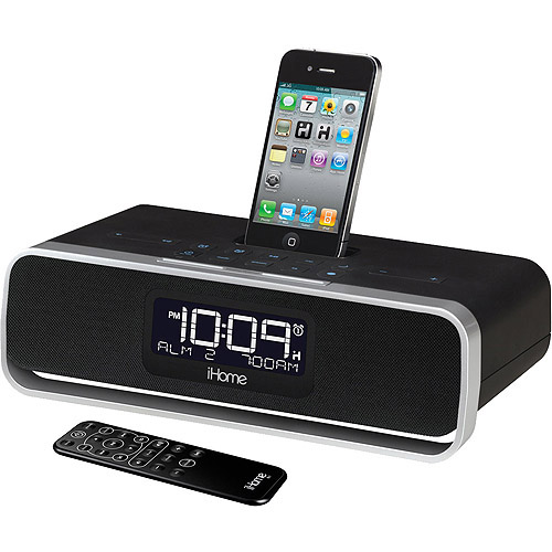 iHome iP92BZ Dual-Alarm Clock Radio for iPod (Black) - image 1 of 5