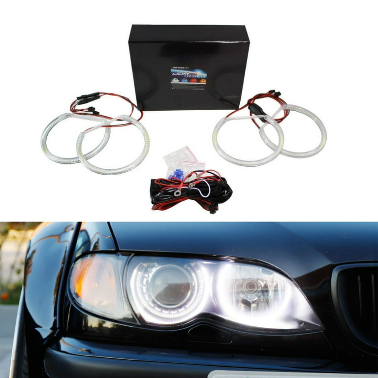 Light Halo Rings DRL smd LED Angel Eyes Kit For BMW 3 5 7 Series E39 E46  E38 E36 Cars Headlight Retrofit 131mm – die besten Artikel im Online-Shop