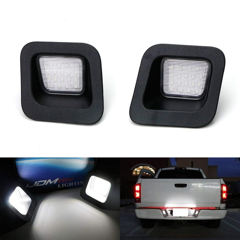 iJDMTOY OEM Replace 18 SMD Xenon White 3W LED License Plate Light