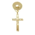 thumbnail image 1 of iJewelry2 Gold-tone Crucifix Cross Pendant Rope Chain Necklace 24'', 1 of 5