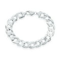 thumbnail image 1 of iJewelry2 Rhodium Plated Sterling Silver 13.8mm Cuban Linked Chain Bracelet 9'', 1 of 1