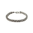 thumbnail image 1 of iJewelry2 Stainless Steel Square Cube Curb Links Chain Bracelet, 1 of 1