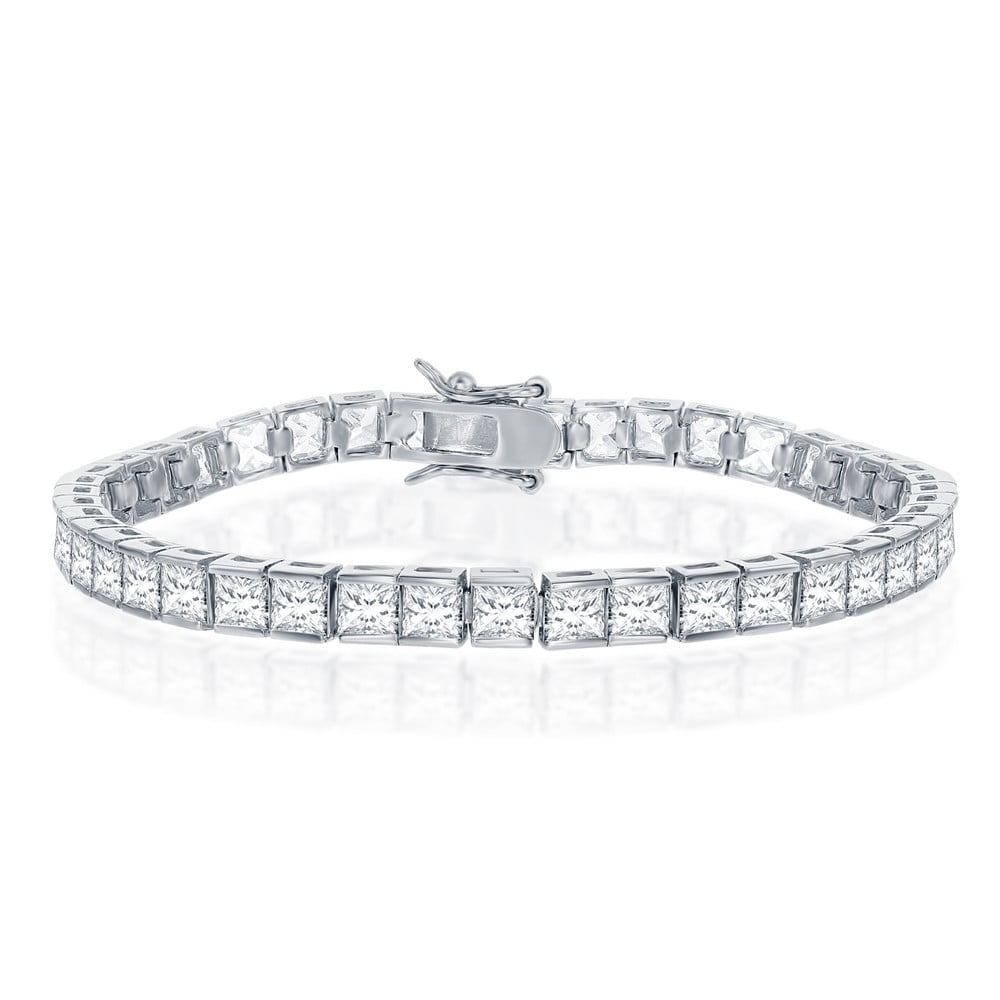 Thin Empty Bezel Bracelet Sterling Silver Blank • Crown Princess Setti –  Birka Scandinavian