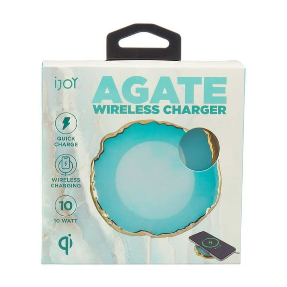 iJoy Geode Agate Wireless Charger, Blue