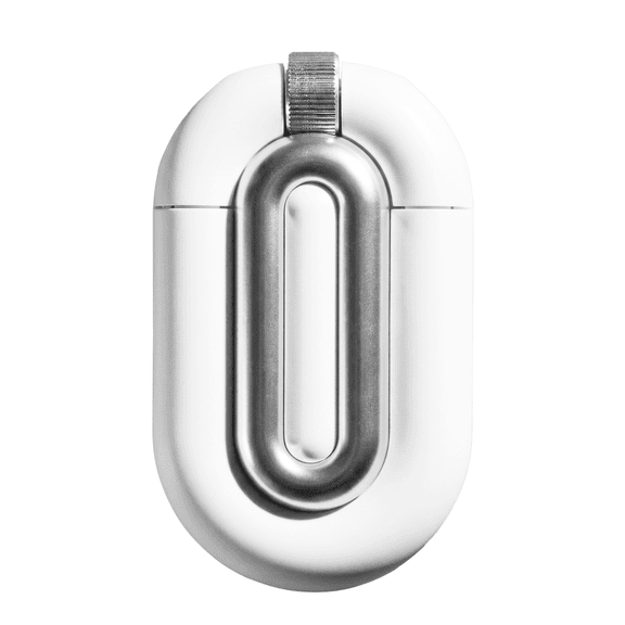 iJoy Lux Slim Wireless Optical Mouse with USB-A Receiver, Adjustable 1600 Dpi, 2.4 Ghz, White