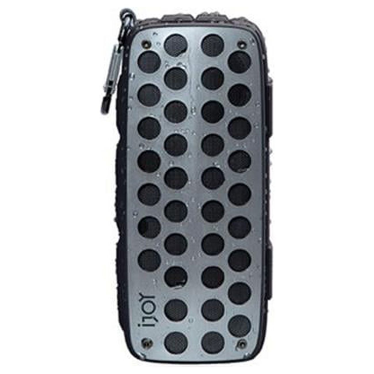 iJoy Rugged SHELL Splashproof Bluetooth Speaker, Black Pack of