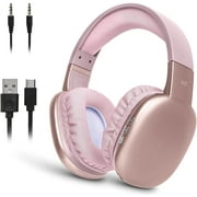 iJoy Ultra Over-ear Wireless Bluetooth Headphones, Noise-canceling (Pink)