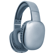 iJoy Ultra Wireless Over-Ear Bluetooth Headphones, Noise Canceling, Foldable Stereo Headset with Mic, Blue