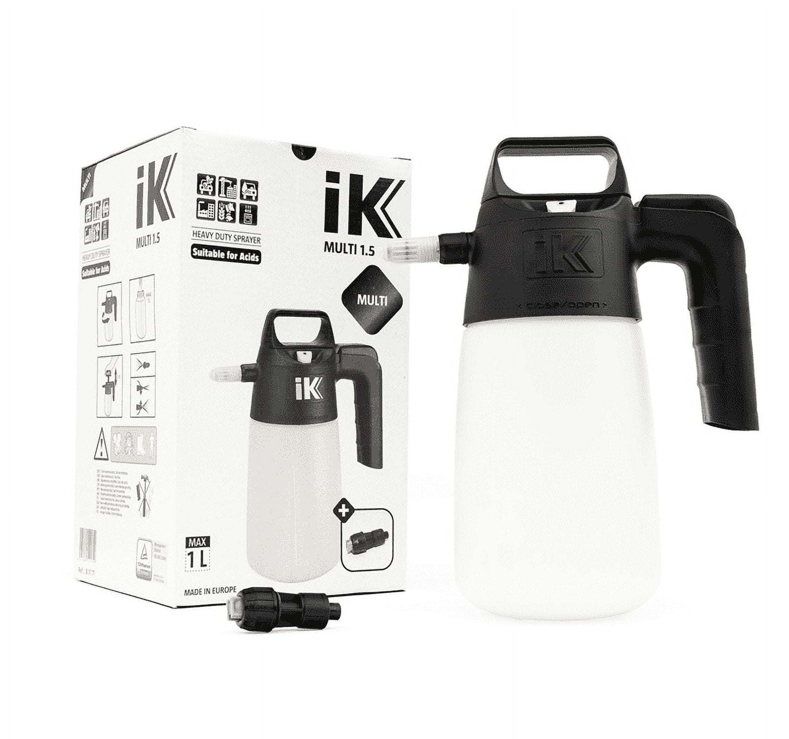 Black and White 1.5L Pressure Foam Sprayer