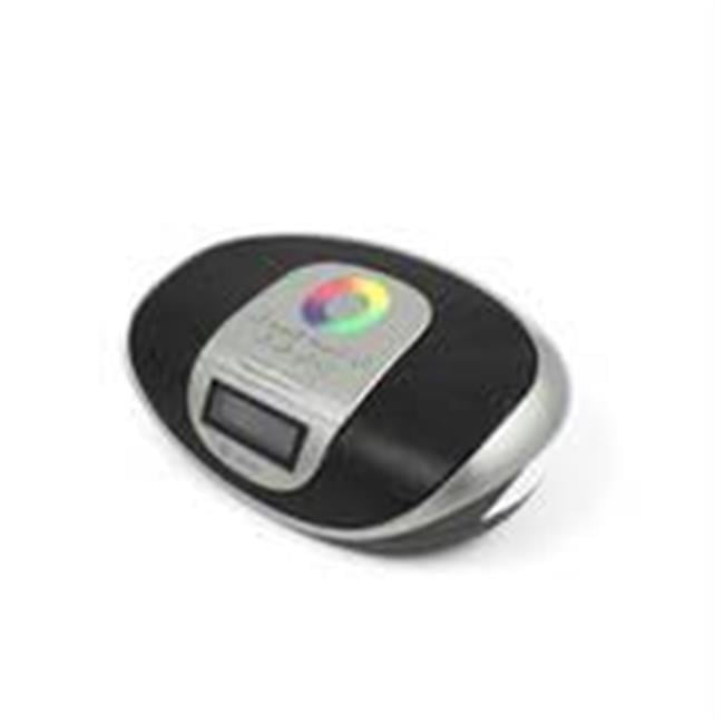 iKANOO BT009 Radio Clock Bluetooth Speaker with Calendar Display & Touch Sensor - Silver