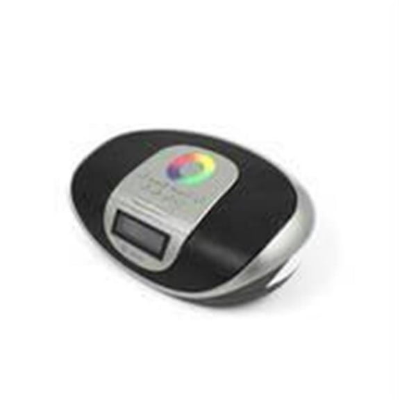 iKANOO BT009 Radio Clock Bluetooth Speaker with Calendar Display & Touch Sensor - Silver