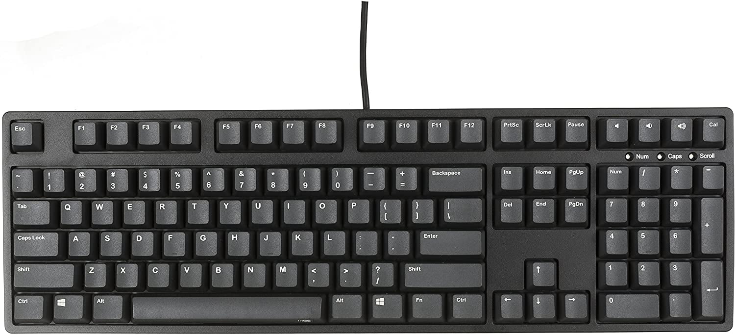 rustfri Bore sjældenhed iKBC CD108 Mechanical Keyboard with Cherry MX Red Switch for Windows and  Mac, Full Size Wired Computer Keyboards with PBT OEM Profile Keycaps for  Desktop and Laptop (108-Key, Black Color, ANSI/US) -