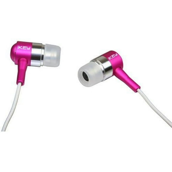 ikey audio e180 ear drumz earbuds, pink
