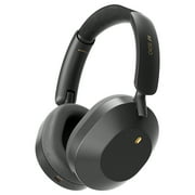 iKF Solo Over-Ear Wireless Headphones Noise Cancelling Bluetooth 5.4 Smart App Control 35ms Low Latency Support Wired Wireless Hi-Res Audio 130 Hours Playtime Black