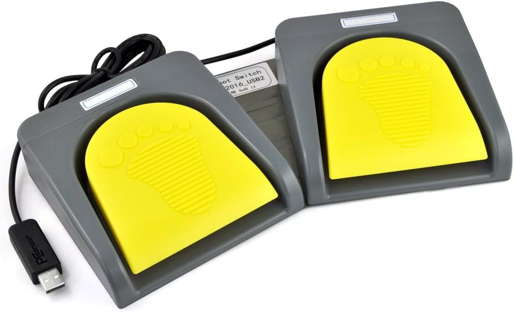 iKKEGOL USB Double 2 Foot Switch Control Pedal Video Game Customized PC ...