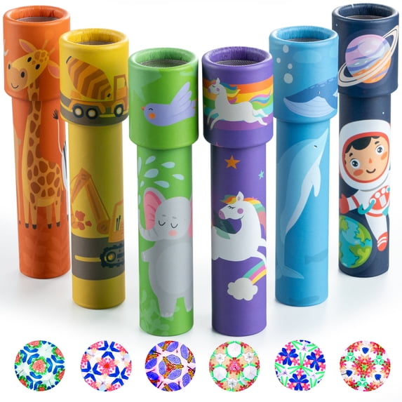 iKeelo 6 PCS Classic Kaleidoscope - Return Gifts for Kids' Birthday, Retro Party Favor Goodie Bag Fillers, School Carnival Prize and Stocking Stuffers
