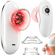 iKeener 4-in-1 Face & Body Sculpting Massager Smart Cupping + Gua Sha Roller, Red Light Pulsing Massage, Firming & Toning Tool for Belly, Arms, Legs, Waist and Back, At-Home Massage Tool-1 PCS
