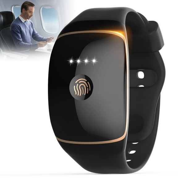 iKeener Motion Sickness Relief Wristband - Anti-Nausea Device for Travel, Cars, and Seasickness Comfort