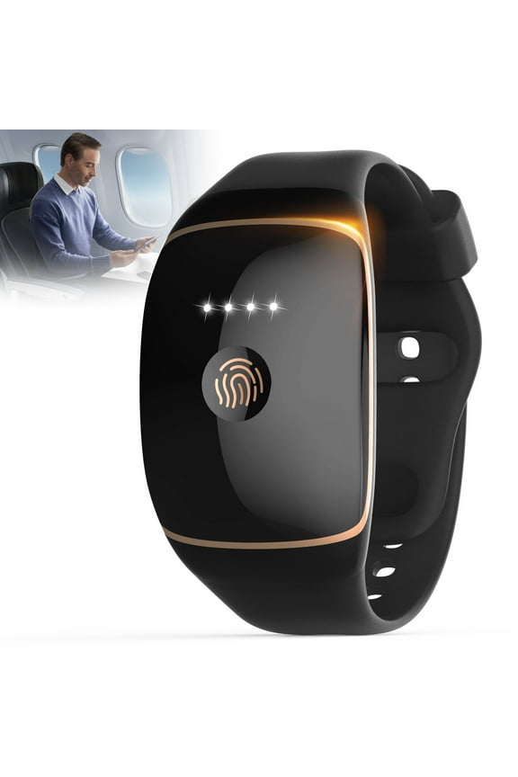 Motion Sickness Relief Wristband - Anti-Nausea Device for Travel, Cars, and Seasickness Comfort