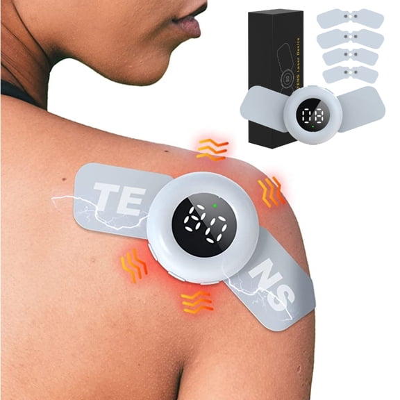 iKeener Portable Shoulder Muscle Massager, Microcurrent Stimulation Massage, Deeply Relax Muscles