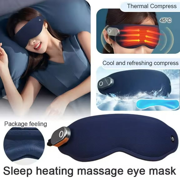 iKeener Rechargeable Electric Eye Massager with Cold & Hot Compress for Eye Fatigue Relief and Protection
