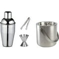 thumbnail image 1 of iKonbi 4 Piece Bar Set (Large) - Cocktail Shaker 750 ml, Ice Tong, Ice Bucket 1500 ml and Peg Measure 30/60 ml, 1 of 1