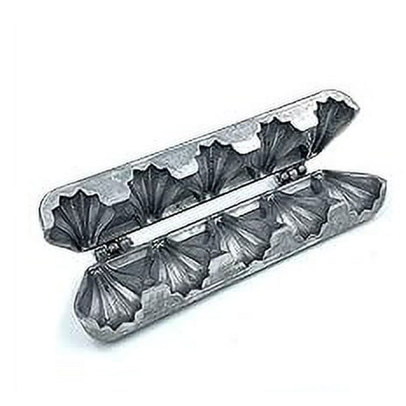 iKonbi Aluminium Mini Modak Mould Patti with 5 Cavity Ideal for Ganpati Dussera Diwali and Other Festivals 16 * 5 CMS Pack of 1