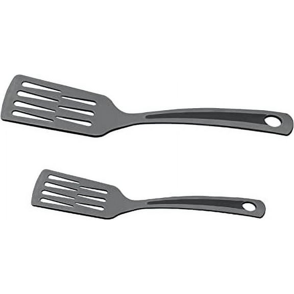 iKonbi Black Nylon Spatula Turner for Nonstick- Set of 2
