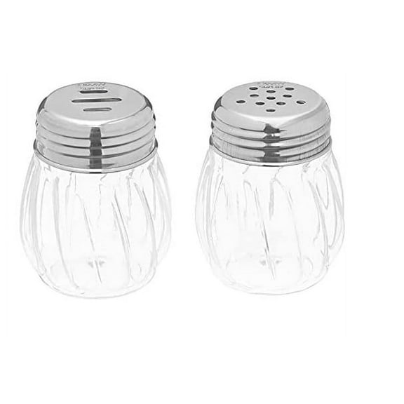 iKonbi Dhol Shape Chilli Oregano Flakes Shaker Set of 8 for Kitchen and Dining Table